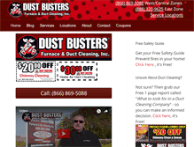 Tablet Screenshot of dustbustersusa.com